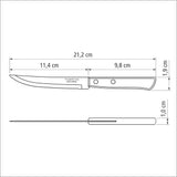 Tramontina 14-teiliges Grillbesteck-Set aus Edelstahl, Steakbesteck, Grillset, Küche, Naty Shop