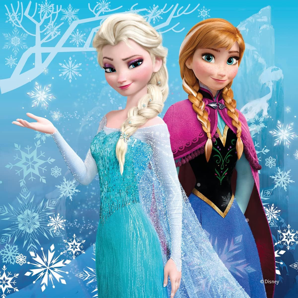 Ravensburger Kinderpuzzle - 09264 Abenteuer im Winterland - Puzzle für Kinder ab 5 Jahren, Disney Frozen Puzzle mit 3X49 Teilen Puzzle Naty Shop