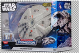 Star Wars Micro Galaxy Squadron SWJ0332 – Millennium Falcon 22,5 cm offizielles Fahrzeug mit Licht, Sound und Actionfiguren Naty Shop