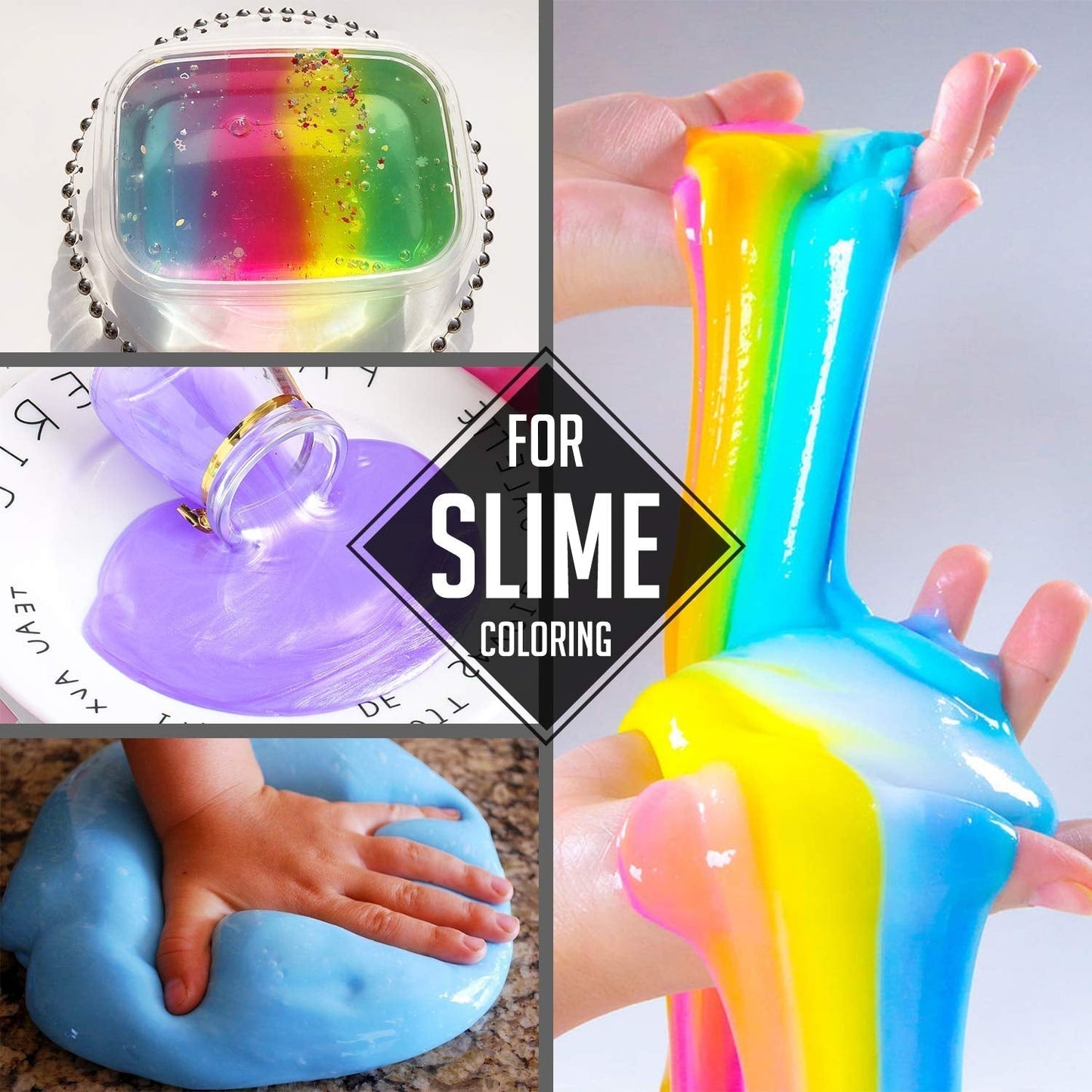 Lebensmittelfarbe – 24 lebendige Lebensmittelfarben zum Backen, Kuchendekorieren, Zuckerguss, Kekse, Fondant und Macarons – flüssige Lebensmittelfarbe für Seifenherstellung und Bastelarbeiten – 24 x 6 ml