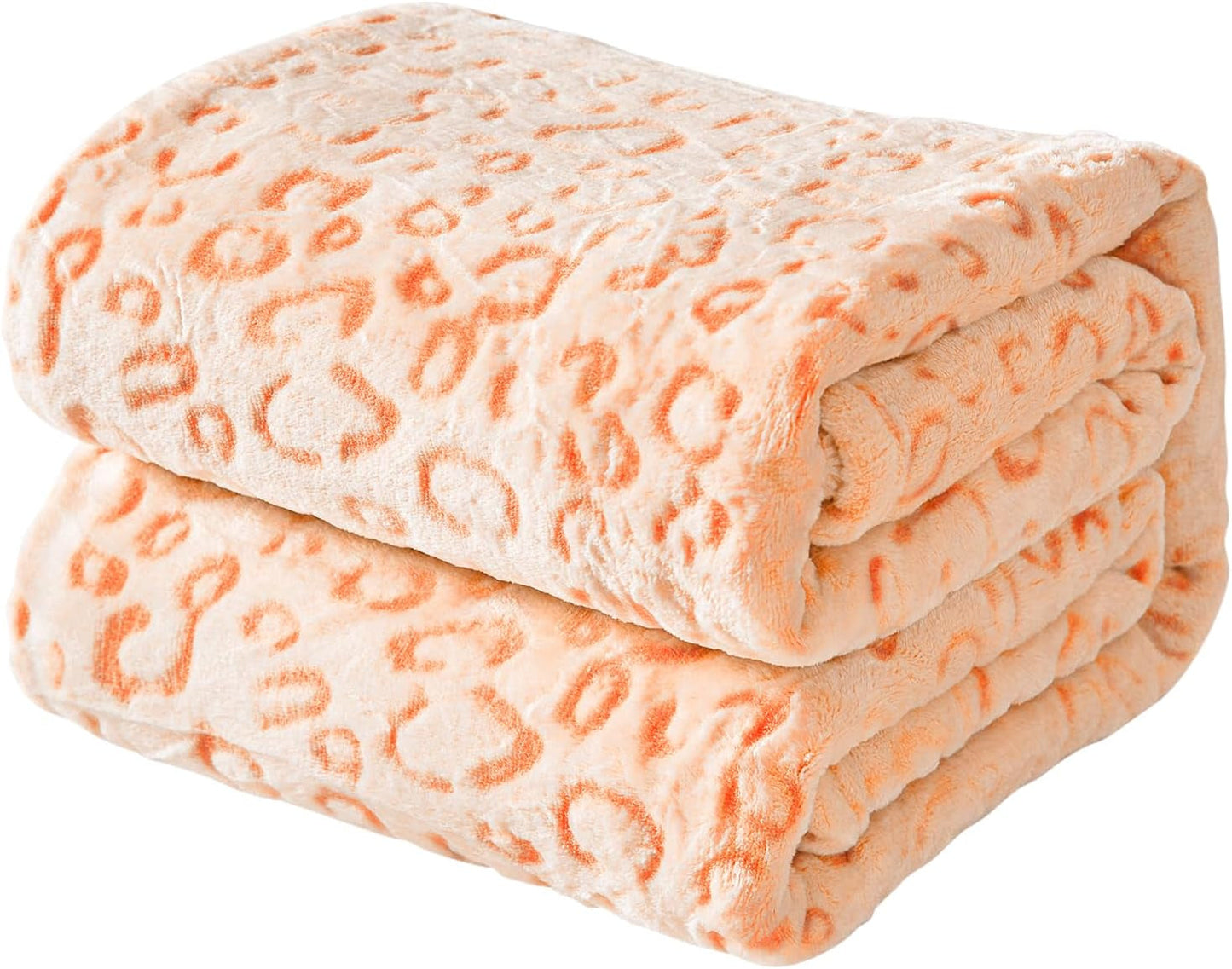 Lila FY FIBER HOUSE Flanell-Fleece-Überwurf, 3D-Geparden-Druck, Mikrofaserdecke, 228 x 274 cm