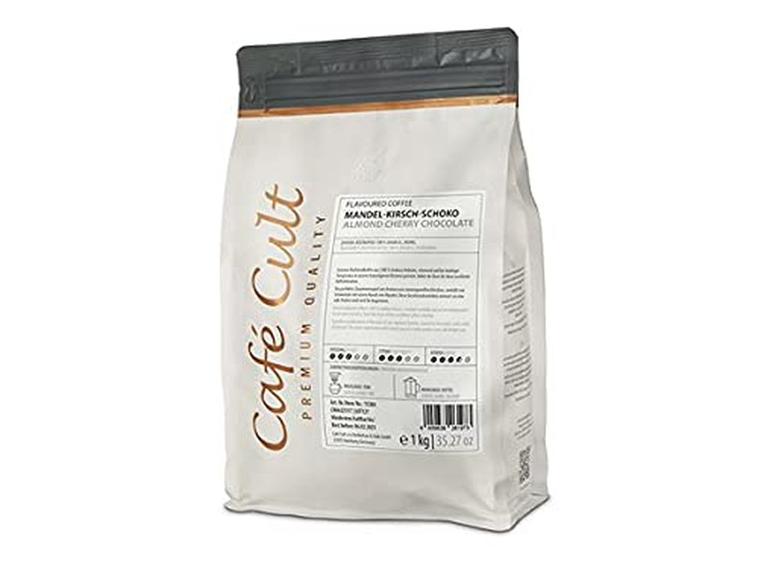 NEU Kaffee „Mandel-Kirsch-Schokolade“ im 1-kg-Beutel, mit Vollbohnengeschmack