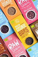 DIET-FOOD RAW Bio-Kekse mit schwarzen Johannisbeeren, gesunder Snack, köstliche Kekse für das Büro, ohne Konservierungsstoffe, 100 g (1 Packung)