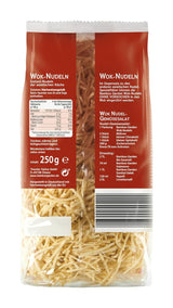 Bamboo Garden - Wok-Nudeln | Instantnudeln mit Ei | Mischen, kein Vorkochen erforderlich | Für asiatische Wok-Gerichte | 250 g im Beutel
