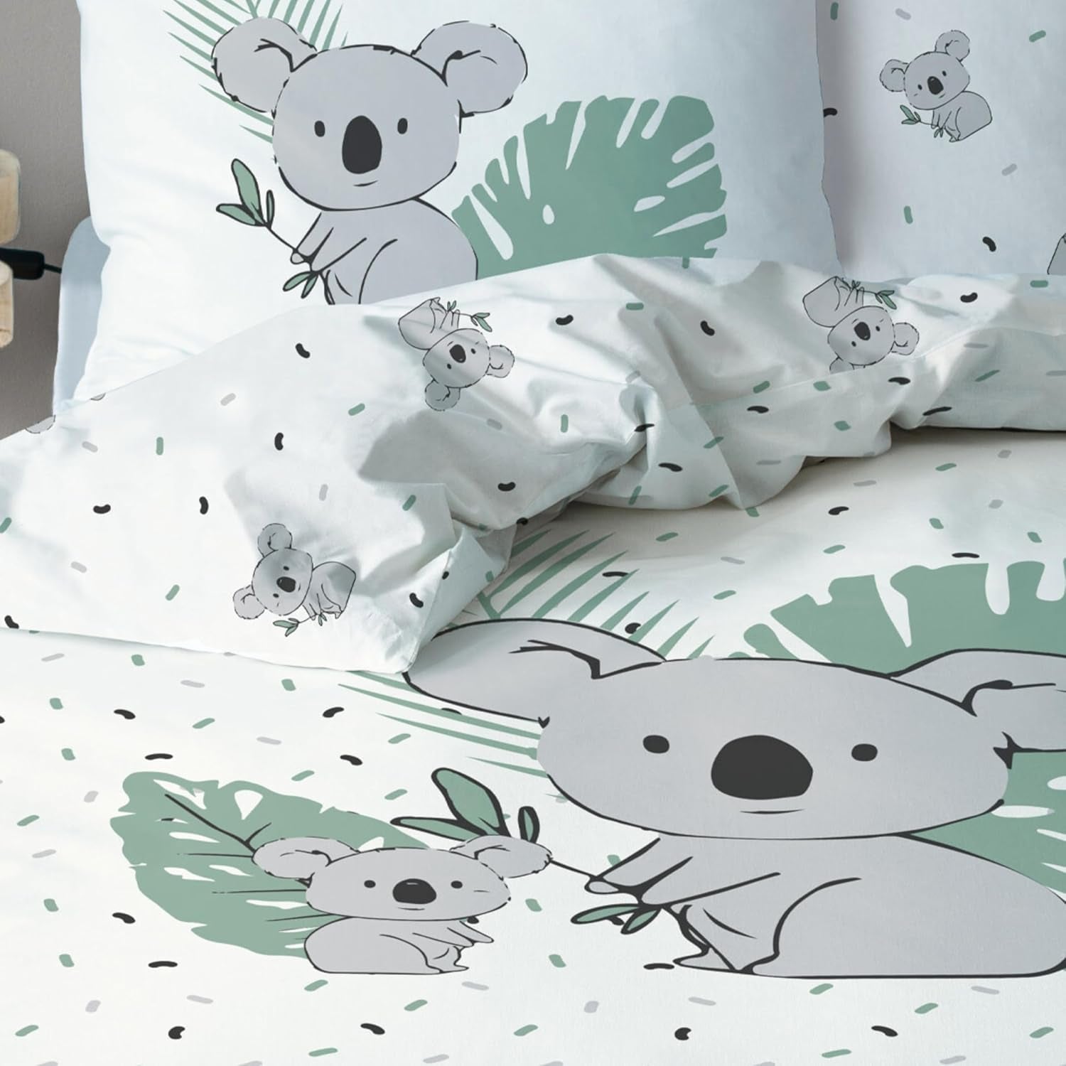Kinderbettwäsche, Koalabär, Unisex, 100 % Baumwolle. Bettwäsche – Kinder Naty Shop