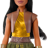Mattel Disney Toy Raya bewegliche Puppe mit Kleidung und Accessoires, Disney-Film-inspiriertes Geschenk für Kinder HLX22