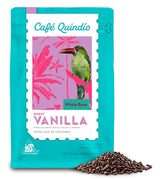 Cafe Quindio Spezialitätenkaffee – 100 % Arabica-Kaffeebohnen, Kolumbien – mit natürlichen Noten von süßer Vanille (250 g) – ideal für Filterkaffee, Siebträgermaschinen oder French Press
