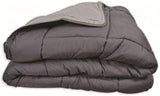 Poyet Motte Calgary Bettbezug Polyester Stahl/Silber, Polyester, Stahl/Silber, 220 x 160 x 1 cm. Bettdecken und Steppdecken Naty Shop 220 x 160 x 1 cm