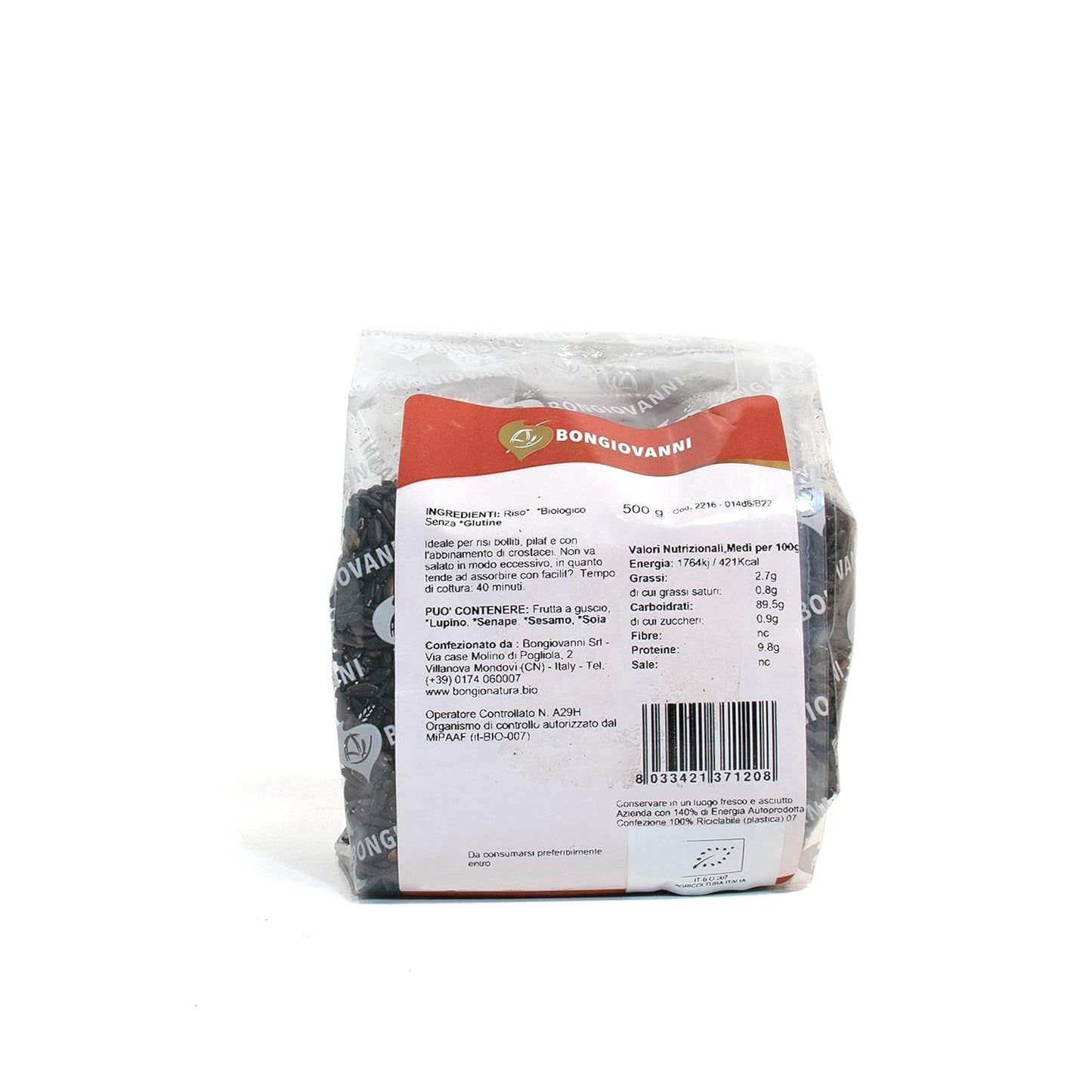 Nerone schwarzer Reis 500g Bio