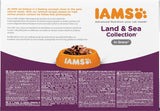 IAMS Delights Land & Sea Collection Nassfutter für Katzen – Fleisch- und Fischsortiment, Multipack in Soße, Nassfutter für Katzen ab 1 Jahr, 12 x 85 g