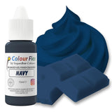 Sugarflair Colourflex Lebensmittelfarbe auf Ölbasis, Marineblau, hochkonzentrierte flüssige Lebensmittelfarbe, Lebensmittelfarbe für Buttercreme, Schokolade, Teig, Fondant, Zuckerguss und mehr – 15 ml