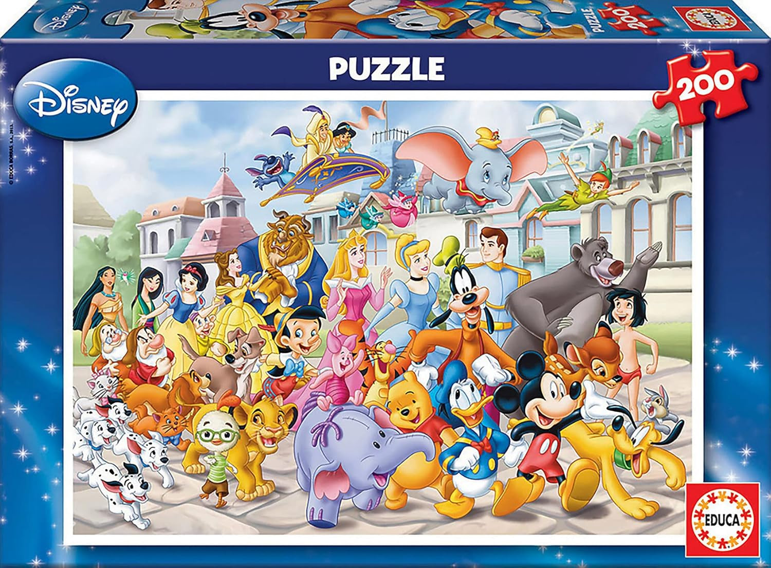Educa - Puzzle 200 Teile | Disney Parade, 200-teiliges Puzzle für Kinder ab 6 Jahren, Disney World (13289) Puzzle Naty Shop Standardtitel