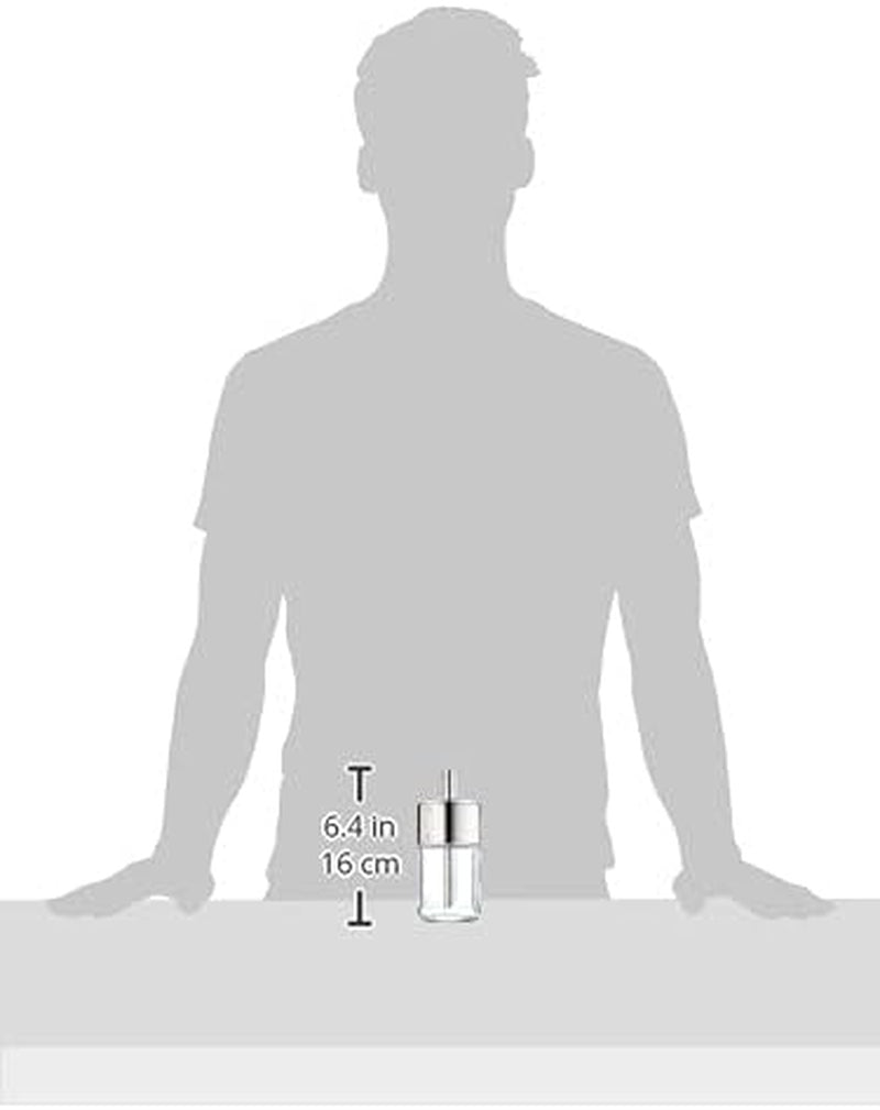 WMF Barista Zuckerstreuer 240 g, Glas, Zuckerspender, Cromargan Edelstahl poliert, ideal für weißen/braunen Zucker, Kakao oder als Gewürzstreuer