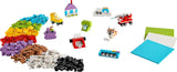 LEGO Classic Kreativset zum Bauen und Spielen – Set mit farbigen Steinen – Baue ein Haus, einen Hund, ein lustiges Auto, eine Klaviertastatur und einen Regenbogen – Bastelset für Jungen und Mädchen ab 5 Jahren. Bausets Besuchen Sie den LEGO-Store