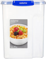 KLIP IT Plus System-Set Gläser zur Lebensmittelaufbewahrung, rund | 300 ml l | luftdichte, stapelbare und luftdichte Vorratsgläser mit Deckel | geeignet für Kühl-/Gefrierschrank | ohne BPA | 4 Stück Naty Shop Frischhaltedosen 4,2 L