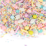 Super Streusel Carusel Pastel, Streusel in Pastellfarben, 90 Gramm Streusel Naty Shop 90 Gramm