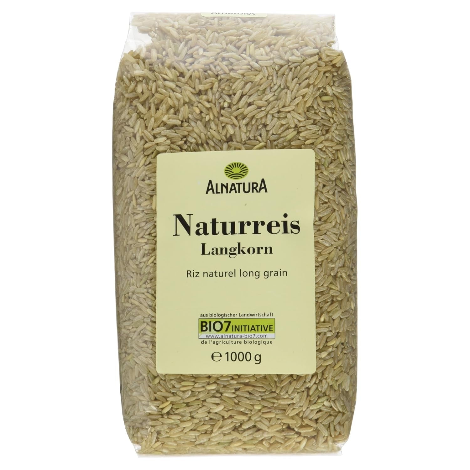Bio-Langkorn-Naturreis 6er-Pack (6 x 1 kg)
