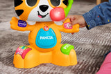 Fisher-Price Lernspielzeug für Babys und Kleinkinder, Beat Bande Learning & Dancing Tiger Justin mit Geräuschen und Lichtern für Babys ab 9 Monaten, italienische Version, HYL04 Babyspielzeug Naty Shop