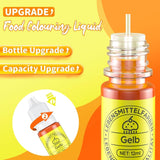 Flüssiges Lebensmittelfarbset 12 x 12 ml Naty Shop