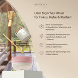 Shinto – „Gold“ Bio-Matcha-Tee – Grüntee-Pulver in Zeremonienqualität – JAS- und EU-BIO-zertifiziert – schattiert und handverlesen – Direktimport aus Uji, Japan – 30 g
