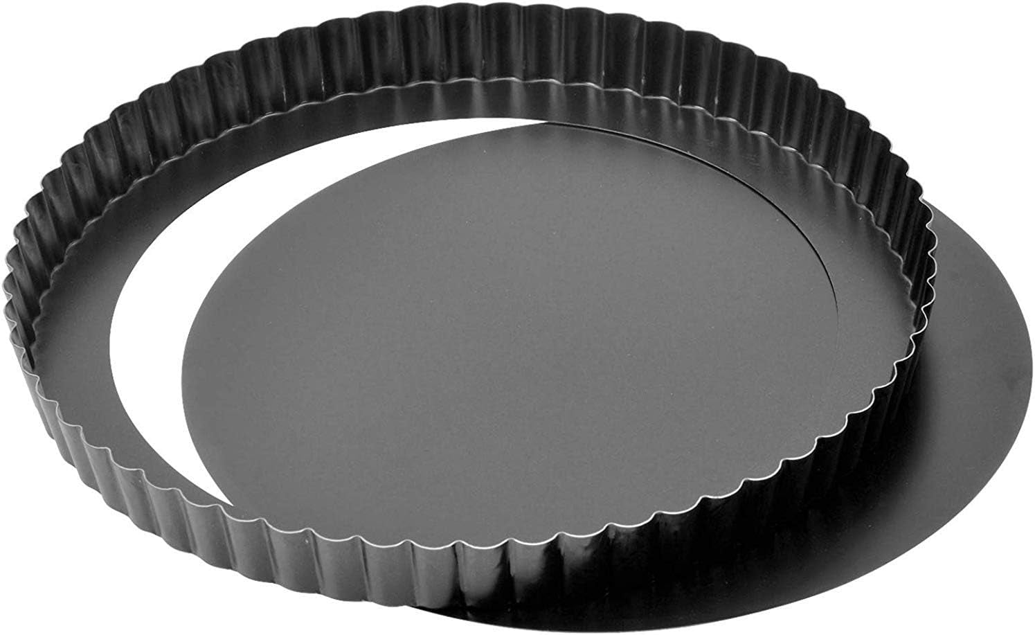 Kaiser Classic Tarteform Mit Hebeboden 28 Cm, Quicheform Antihaftbeschichte & Inspiration Muffinform Blech Für 12 Muffins, Muffin Backblech 38 X 27 Cm, Beschichtet, Standardgröße Formen und Backbleche Naty Shop