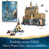 LEGO Harry Potter Schloss Hogwarts: Die Große Halle, Sammelspielzeug mit 11 Minifiguren, darunter Hermine Granger, magisches Geschenk für Jungen und Mädchen 76435 Bausets Besuchen Sie den LEGO-Store