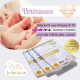 Millis Zaubertücher bei Windeldermatitis Baby, bekannt aus „Die Höhle der Löwen“, 25 Tücher (1 x 25er) mit Aloe Vera, Mandelöl & Q10 – Pflegt, schützt & dient als Wundschutz bei gereizter Haut