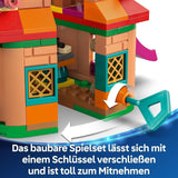 LEGO® Disney Encanto Mini House, Konstruktionsspielzeug für Mädchen ab 5 Jahren, Fantasy-Spielzeug und Bauset mit Mirabel und Antonio Mini Dolls, einer Capybara-Figur und Schlüssel 43261 Bausets Besuchen Sie den LEGO-Store