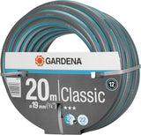 Gardena Classic Schlauch 19 mm (3/4 Zoll), 20 m: Universeller Gartenschlauch aus robustem Gewebe, kreuzgewebt, 22 bar Berstdruck, UV-beständig, keine Systemkomponenten, 12 Jahre Garantie (18022-20)