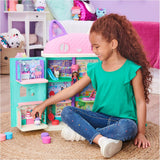 GABBY'S DREAMWORKS PUPPENHAUS – Deluxe-Zimmer, Cakey-Konditorei, Kuchi-Küche (rumänisch: Cakey), 3 Möbelstücke und 2 Überraschungsboxen mit Zubehör, geeignet für Kinder ab 3 Jahren