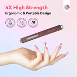 SAVILAND 4X Hochfester Cat Eye Magnet Für Nagel: 3-In-1 Nagel Magnet Rund Lange Streifenperle N35 Neodym Ultra Strong Magnet Für Nagellack Präzise 3S Formung Cat Eye Gel Nagellack Magnet Magnetstift