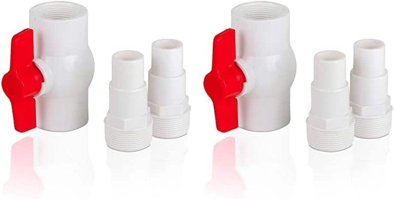 Gre AR512 – Ein/Aus-Ventil mit 2 Adaptern für Schläuche mit Ø38 und Ø32 mm