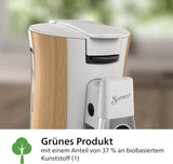 Espressomaschine mit PHILIPS Senseo Select Kapseln – Intensity Plus, mit Memo-Funktion für 3 Kaffeespezialitäten, Crema Plus, ökologisches Produkt, hochwertig, seidenweiß (CSA240/05)