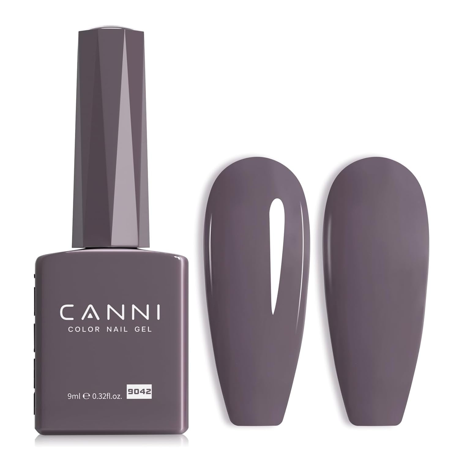 CANNI Gel-Nagellack, semipermanent, dunkelviolett, Nagellack, UV-Gel, Soak Off, Maniküre