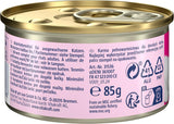Vitakraft Poésie Mousse, Nassfutter für Katzen, luftiger Schaum, mit Lachs, ohne Zucker- oder Getreidezusatz (12 x 85 g)