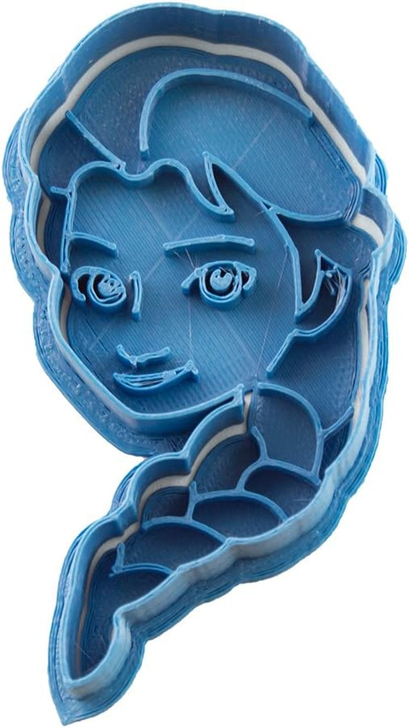 Frozen Elsa Keksdose, blau, 8 x 7 x 1,5 cm