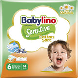 Windeln für empfindliche Babys, Größe 7, extra groß plus (+15 kg), 14 Stück