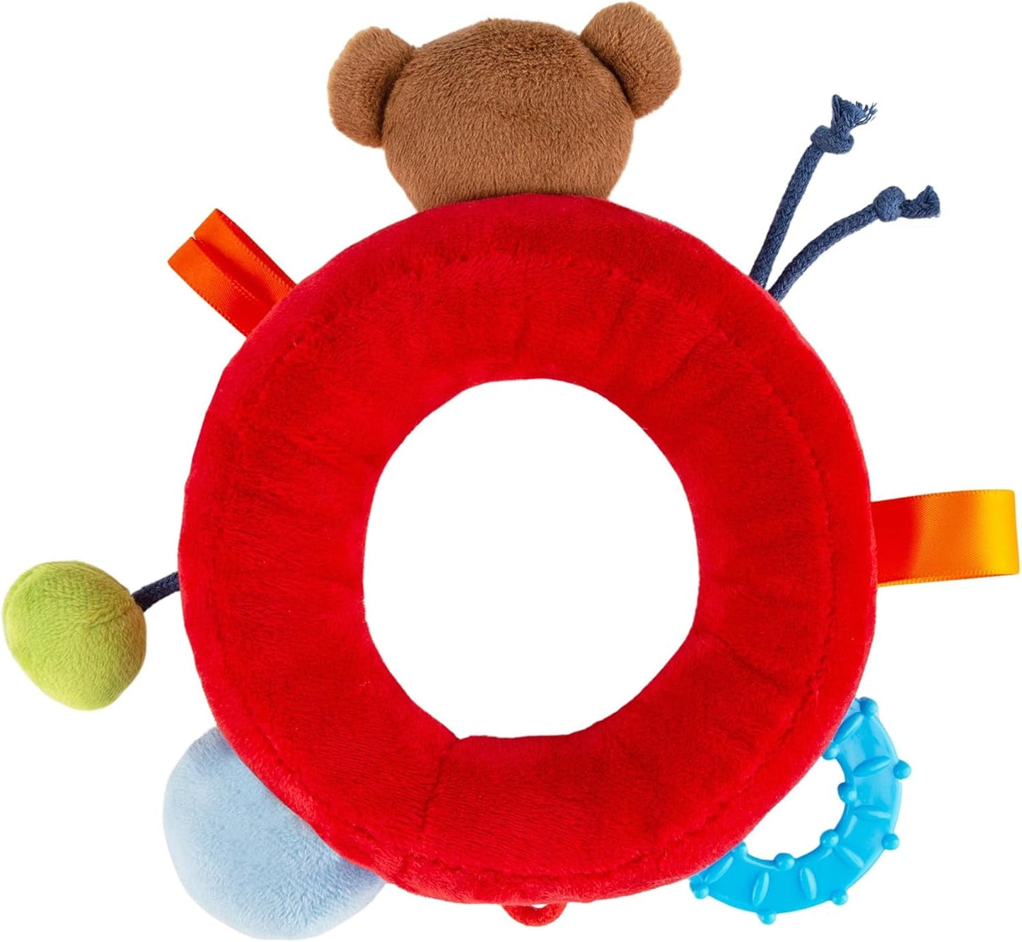 SIGIKID 40490 Aktivring Baby Activity PlayQ Mädchen- und Jungenspielzeug, empfohlen für Kinder ab 3 Monaten, mehrfarbig Babyspielzeug Naty Shop