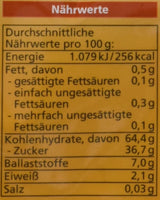 Getrocknete Bio-Aprikosen, kernlos, 200 g Naty Shop dehydrierte Produkte