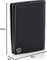 Calvin Klein CK CLEAN PQ COVERED CARDHOLDER Geldbörse für Herren, schwarz (Ck Black), OS Wallet Men Naty Shop