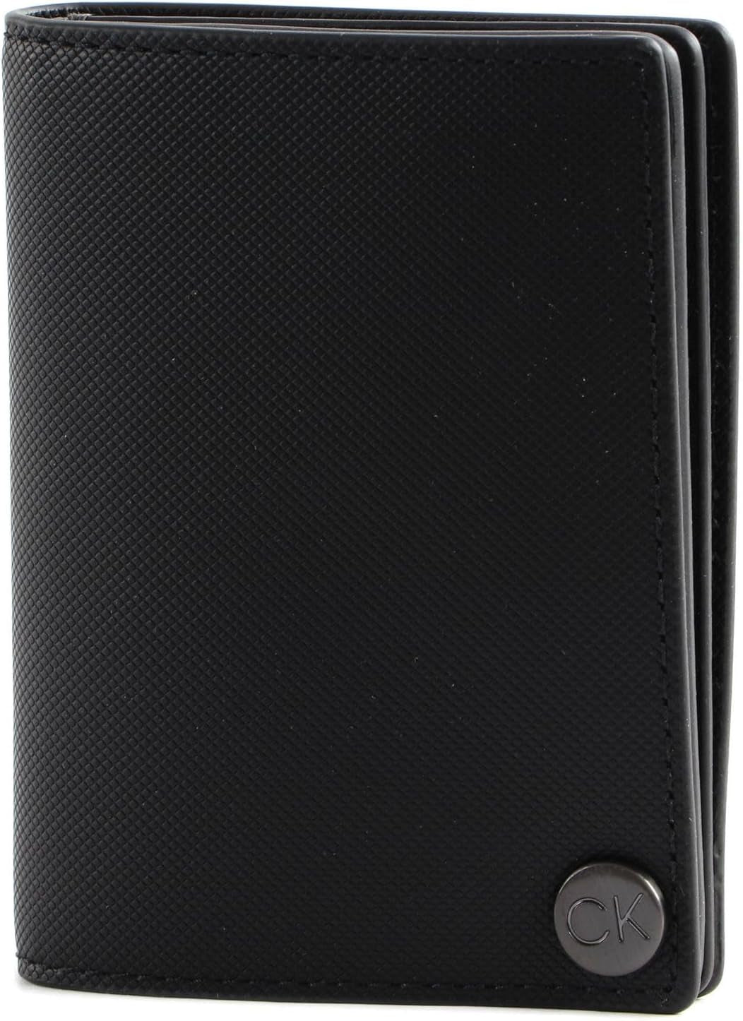 Calvin Klein CK CLEAN PQ COVERED CARDHOLDER Geldbörse für Herren, Schwarz (Ck Black), OS Herrenbrieftasche Naty Shop Default Title