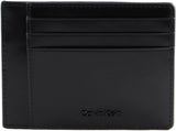 Calvin Klein CK MEDIAN ID CARDHOLDER Geldbörse für Herren, schwarz (Ck Black), OS Men's Wallet Naty Shop