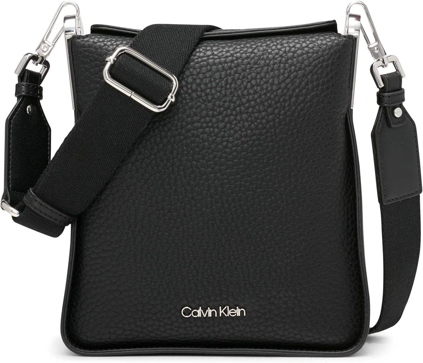 Calvin Klein, die Klein Fay North/South Umhängetasche Naty Shop Damentaschen Farben Schwarz / Silber