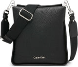Calvin Klein, die Klein Fay North/South Umhängetasche Naty Shop Damentaschen Farben Schwarz / Silber