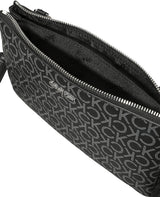 Calvin Klein Damen Umhängetasche Ck Must Klein, Schwarz (Black Mono), Natürliche Größe Damentaschen Naty Shop