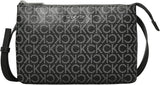 Calvin Klein Damen Ck Must Klein Umhängetasche, Schwarz (Black Mono), Life Size Bags Damen Naty Shop Default Title