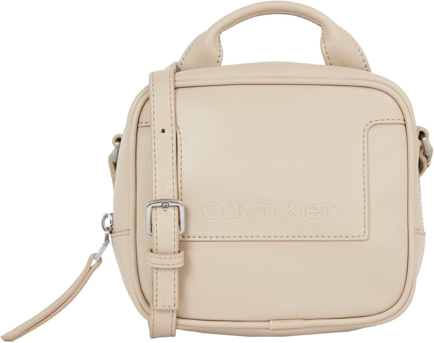 Calvin Klein Damen Ck Set Kameratasche K60k611073 Crossovers Damen Taschen Naty Shop Grau (Doeskin)
