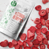 Gefriergetrocknete Erdbeeren | Gefriergetrocknete Früchte Gefriergetrocknet | Trockenfrüchte ohne Zucker Trockenfrüchte | Getrocknete Erdbeeren gefriergetrocknet | Gefriergetrocknete Früchte (90g) Dehydrierte Produkte Naty Shop
