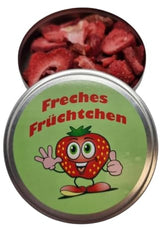 Gefriergetrocknete Erdbeeren in einer Box für Reisen, Nervennahrung, Entspannungsgeschenk, getrocknete Erdbeerprodukte Naty Shop Standardtitel