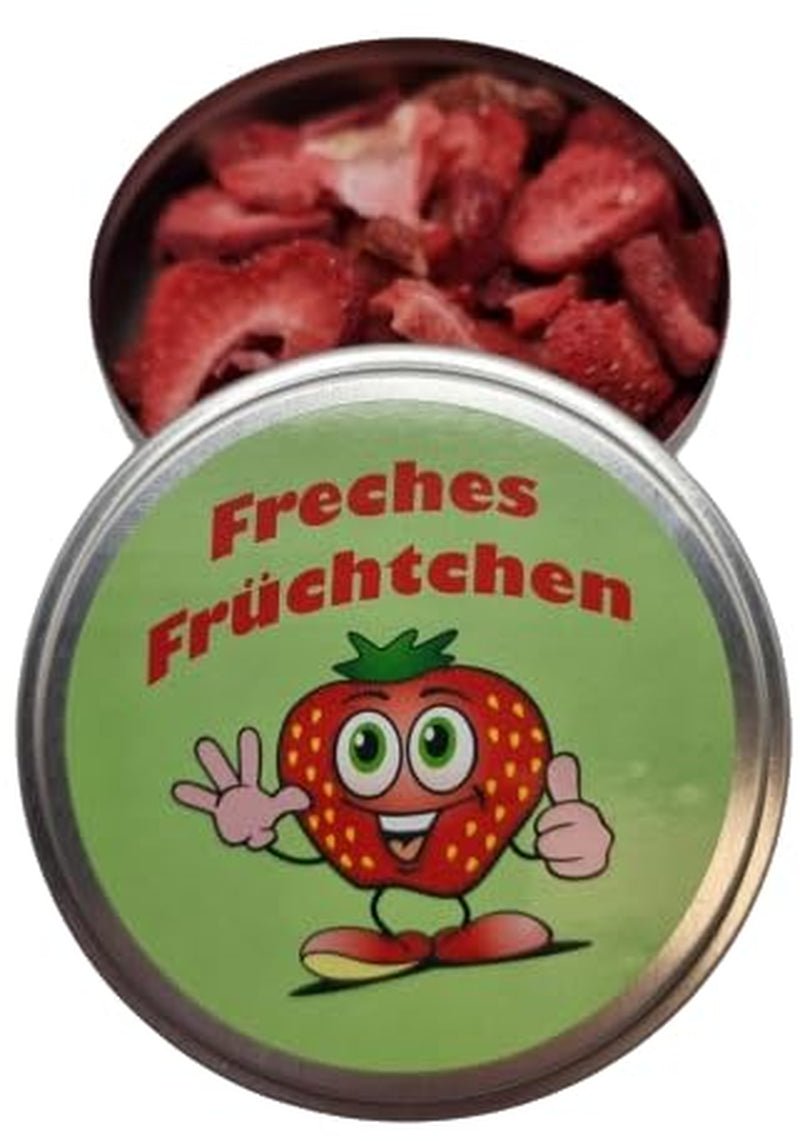 Gefriergetrocknete Erdbeeren in einer Box für Reisen, Nervennahrung, Entspannungsgeschenk, getrocknete Erdbeerprodukte Naty Shop Standardtitel